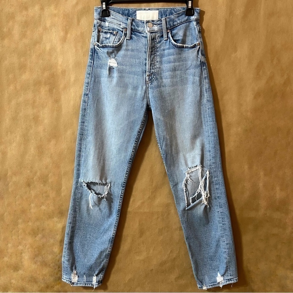 Mother Superior The Tomcat Jeans The Confession High Rise Distressed Size 25